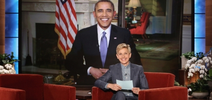 Барак Обама на шоу Эллен Дедженерес