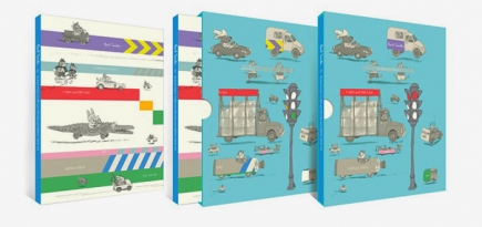 Детская \"Книжка про машинки\" в оформлении Пола Смита