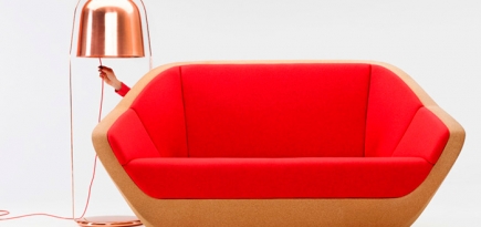 Пробковый диван от чешского дизайнера Люси Колдовы