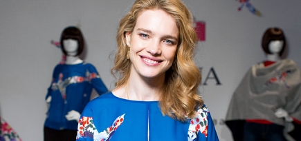 Наталья Водянова представила благотворительный проект \"Мода со смыслом\"