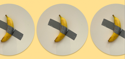 Дэмиен Херст сделал свою версию скульптуры-банана Маурицио Каттелана