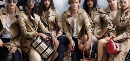 Новая рекламная кампания Burberry, весна-лето 2014