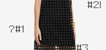 Одна вещь — три образа: платье-сетка Versace