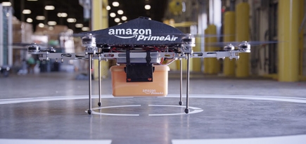 Amazon патентует летающую систему хранения и доставки товаров