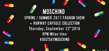 Прямая трансляция показа Moschino, весна-лето 2017