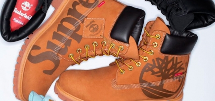 Timberland выпустил классические ботинки с логотипом Supreme