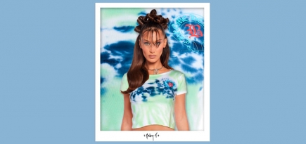 Белла Хадид выпустила коллаборацию с Chrome Hearts в технике тай-дай