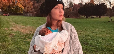 Джиджи Хадид показала фотографии с дочкой