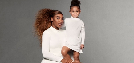 Дочь Серены Уильямс впервые снялась для модного бренда