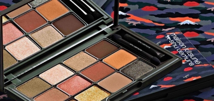 Камуфляжный раскрас в коллекции для макияжа Maison Kitsuné x Shu Uemura