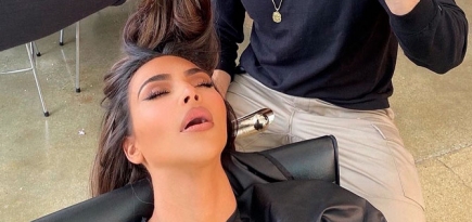 Уснувшая в кресле стилиста Ким Кардашьян стала мемом