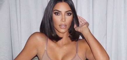 Ким Кардашьян показала следы от псориаза