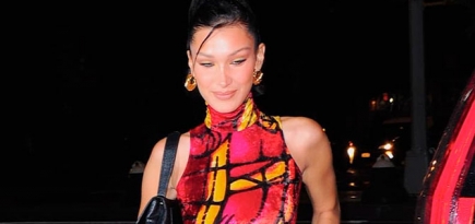 Белла Хадид отпраздновала день рождения в винтажном платье Dior