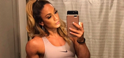 В Сети нашли двойника Дженнифер Лопес – это бодибилдер