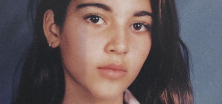 Ким Кардашьян показала фотографию из седьмого класса