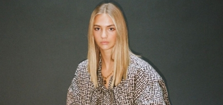 Девушка Ромео Бекхэма стала лицом рекламной кампании Balmain