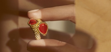 Boucheron выпустил украшения Serpent Bohème с сердоликом