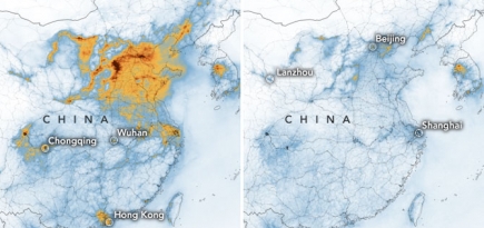 В Китае из-за коронавируса сократились вредные выбросы в атмосферу