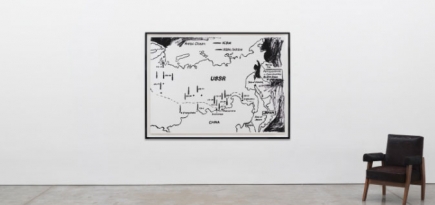 Галерея Гагосяна выставила на продажу картину Энди Уорхола с картой СССР