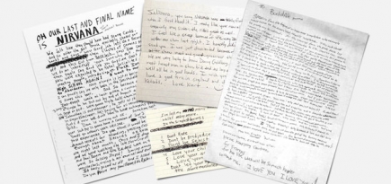 Почерки Курта Кобейна, Дэвида Боуи и Сержа Генсбура сделали шрифтами