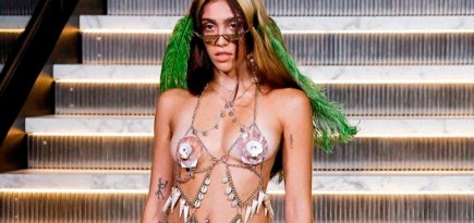 Дочь Мадонны вышла на подиум на Неделе моды в Нью-Йорке