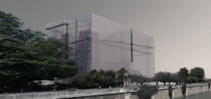 Архитекторы предложили поместить Нотр-Дам под прозрачный купол на время реконструкции