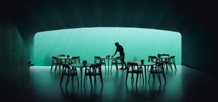 Как выглядит первый в Европе подводный ресторан