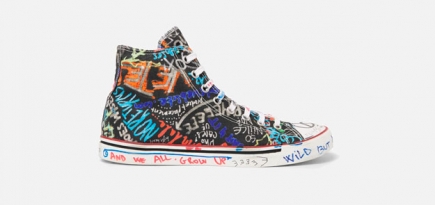 Vetements выпустил разрисованные граффити хайтопы
