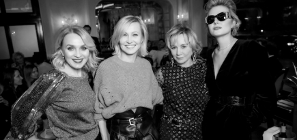 Гости вечера Alberta Ferretti в Петровском Пассаже