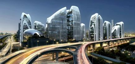 Жилой квартал в виде горного массива от MAD Architects