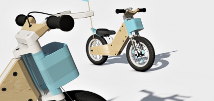 Велосипед Miilo, который \"растет\" вместе с ребенком