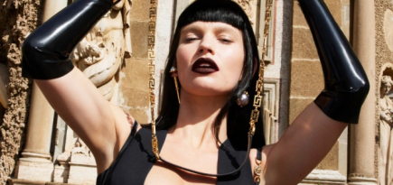 Лили Джеймс снялась в новой кампании Versace