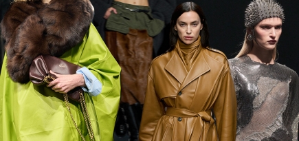 Модная кольчуга, много кожи, мех везде и всюду: Неделя моды в Милане осень-зима 2025 в макро- и микротрендах