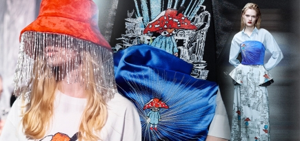 Лесовички, мухоморы и гравюры Тома де Томона: какой получилась коллекция OLA OLA осень-зима 2025