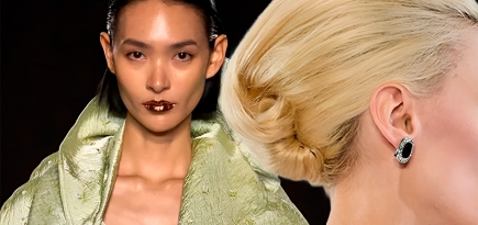 Асимметрия и глянцевые губы: бьюти-тренды Недель моды в Нью-Йорке и Лондоне сезона осень-зима 2026