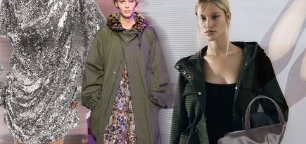 Парка плюс платье: самое модное сочетание сезона весна-лето 2025