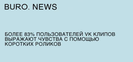 Более 83% пользователей «VK Клипов» выражают чувства с помощью коротких роликов