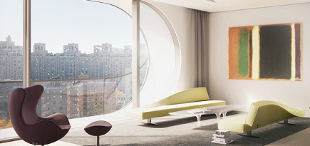 Внутри и снаружи: Заха Хадид оформила интерьер нью-йоркских квартир