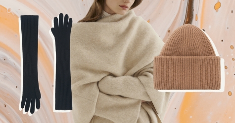 Шарф с жаккардом, панама из искусственной овчины: теплые аксессуары локальных брендов. Выбор BURO.