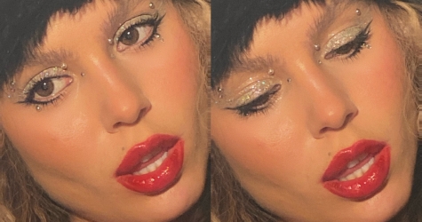 Инкрустированные ресницы и драматический блеск: делаем самый новогодний макияж. Туториал от визажистов