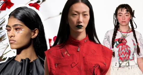 Губы, как у ведьм, цветочные ресницы и ленты в косах: 7 бьюти-трендов на весну