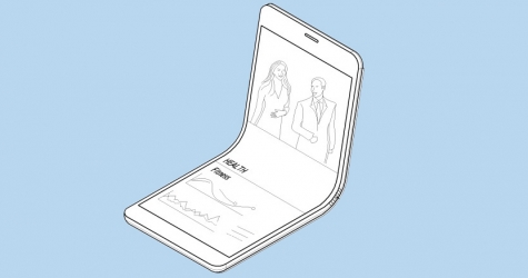 Samsung запатентовал складывающийся смартфон