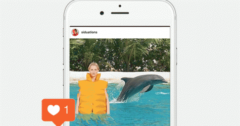 Инстаграм Siduations: ироничные коллажи с моделями