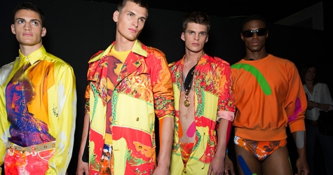 Прямая трансляция мужского показа Versace, весна-лето 2015