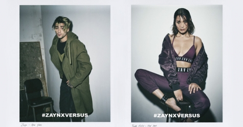 Зейн Малик снял рекламную кампанию Versus Versace с Беллой Хадид