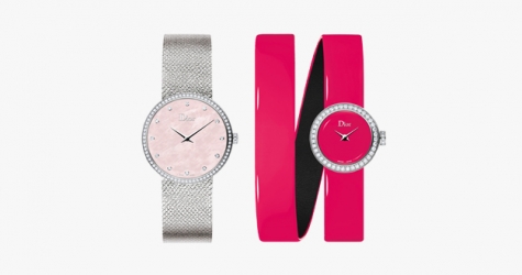 Dior показал новые часы La Mini D de Dior Wraparound и La D de Dior Satine