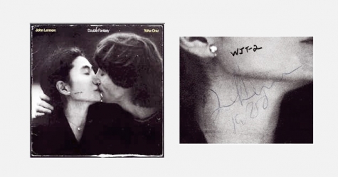 Пластинку, которую Джон Леннон подписал своему убийце, выставили на торги