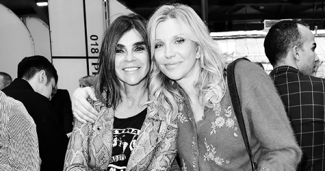 Первый ряд Prada: Бьянка Джаггер, Сьюзен Сарандон и Кортни Лав