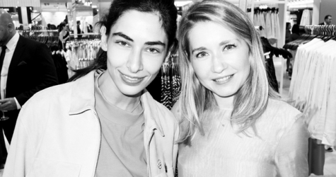 Открытие H&M на Тверской: Наталья Водянова, Полина Киценко, Ольга Шелест