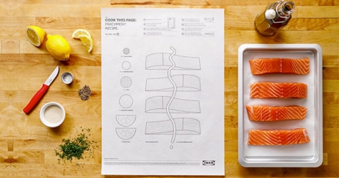 IKEA выпустила рецепты в виде инструкции по сборке мебели